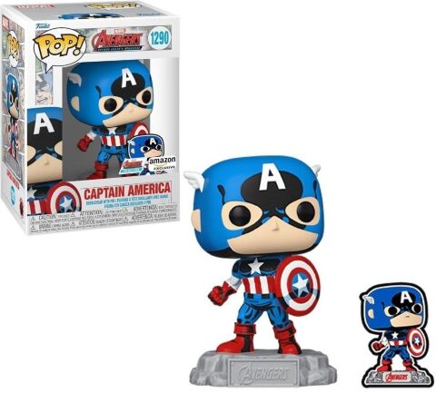 Фігурка Funko Marvel: The Avengers Heroes Captain America Фанко Капітан Америка (Amazon Exclusive) 1290 - -