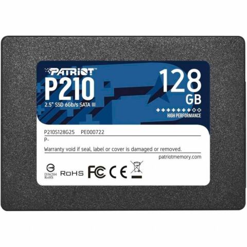 Накопитель SSD 2.5" 128GB Patriot (P210S128G25) - Внутренние SSD  - Внутренние SSD 