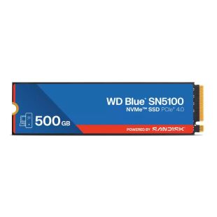 Накопитель SSD M.2 2280 500GB BLUE SN5100 WD (WDS500G5B0E-00CPE0)