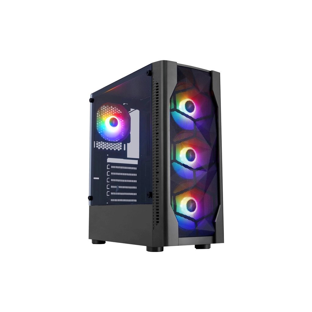 Корпус 1stPlayer D4-BK-4F1