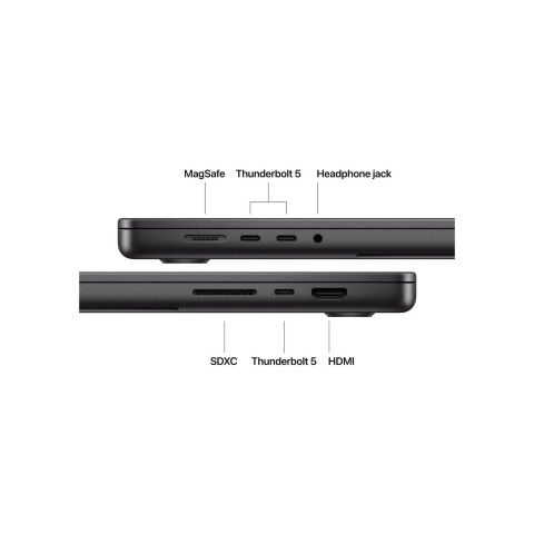 Ноутбук Apple MacBook Pro 16 A3428 M5 Pro Space Black (MGEC4UA/A) - Ноутбуки  - Ноутбуки 