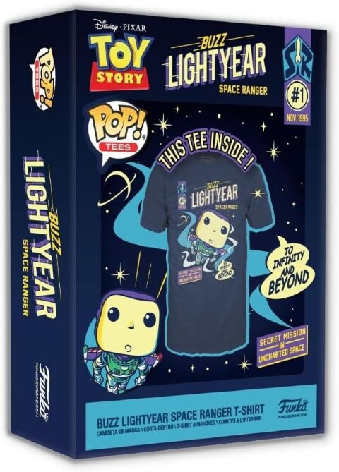 Футболка Funko Boxed Tee: Toy Story Buzz фанко Історія іграшок Базз (розмір L) -   -  