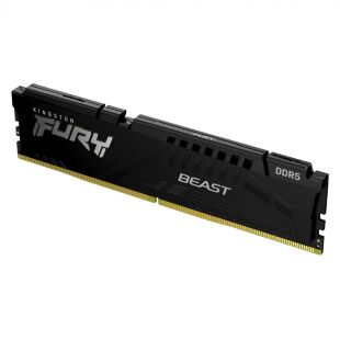 Модуль памяти для компьютера DDR5 16GB 5600 MHz Beast Black Kingston Fury (ex.HyperX) (KF556C40BB-16)
