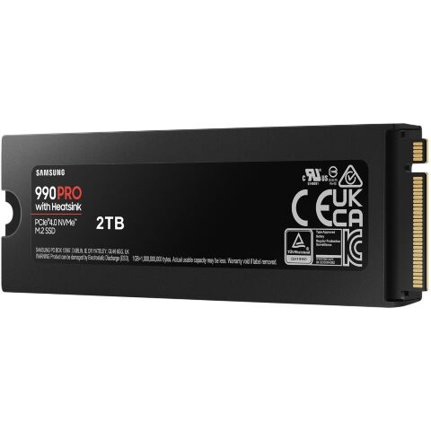 Накопитель SSD M.2 2280 2TB 990 PRO with Heatsink Samsung (MZ-V9P2T0CW) - Внутренние SSD  - Внутренние SSD 