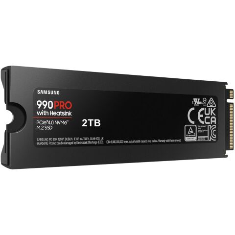 Накопитель SSD M.2 2280 2TB 990 PRO with Heatsink Samsung (MZ-V9P2T0CW) - Внутренние SSD  - Внутренние SSD 