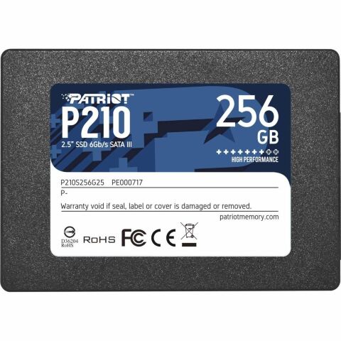 Накопитель SSD 2.5" 256GB Patriot (P210S256G25) - Внутренние SSD  - Внутренние SSD 