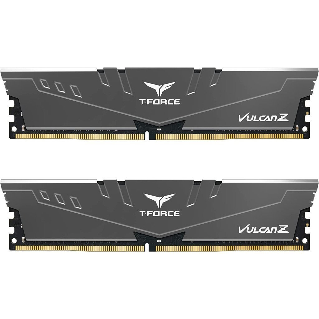 Модуль памяти для компьютера DDR4 16GB (2x8GB) 3600 MHz Vulcan Z Gray Team (TLZGD416G3600HC18JDC01)