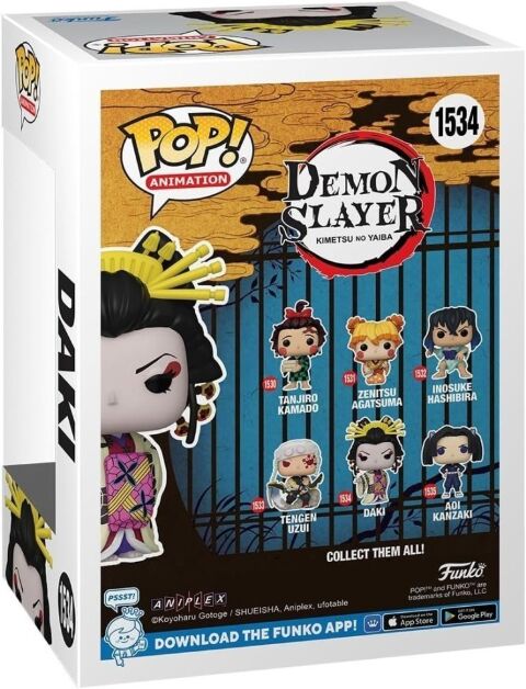 Фігурка Funko Demon Slayer Daki Фанко Клинок, що розсікає демонів Дакі 1534 -   -  