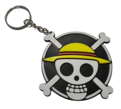 Брелок One Piece Anime Ван-Піс Великий куш Keychain ABS пластик 6 см.