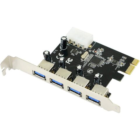 Контроллер Dynamode USB 3.0 4 ports to PCI-E (USB3.0-4-PCIE) - Контроллеры ExpressCard  - Контроллеры ExpressCard 
