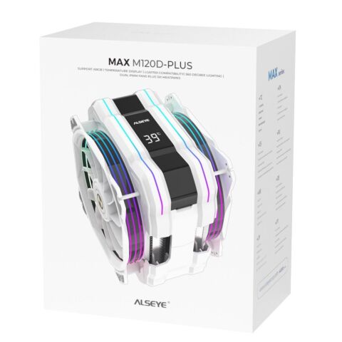Кулер для процессора Alseye M120D-W-Plus II (AS.01.01.0051) - Кулеры к процессорам  - Кулеры к процессорам 