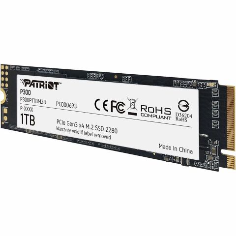 Накопитель SSD M.2 2280 1TB Patriot (P300P1TBM28) - Внутренние SSD  - Внутренние SSD 