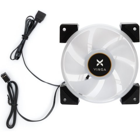 Кулер для корпуса Vinga RGB fan-09 - Вентиляторы к корпусам  - Вентиляторы к корпусам