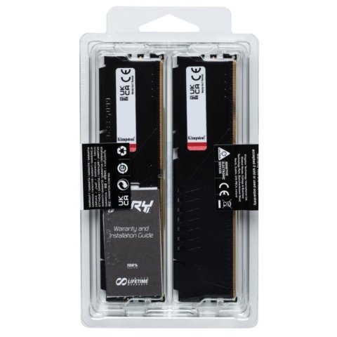 Модуль памяти для компьютера DDR5 16GB (2x8GB) 6000 MHz Beast Black XMP Kingston Fury (ex.HyperX) (KF560C30BBK2-16) - Нулевой остаток (Feed)  - Нулевой остаток (Feed) 