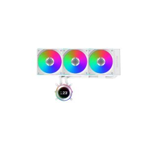 Система жидкостного охлаждения Lian Li HydroShift II LCD-C 360 FANLESS White (G89.GHS2LCD36W.00)
