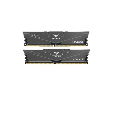 Модуль памяти для компьютера DDR4 16GB (2x8GB) 3200 MHz T-Force Vulcan Z Gray Team (TLZGD416G3200HC16FDC01) - Нулевой остаток (Feed)  - Нулевой остаток (Feed) 