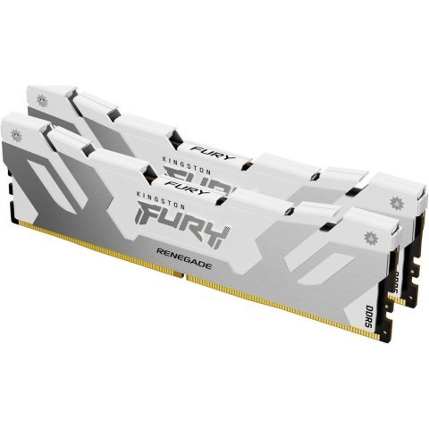 Модуль памяти для компьютера DDR5 64GB (2x32GB) 6400 MHz Renegade White XMP Kingston Fury (ex.HyperX) (KF564C32RWK2-64) - Модули памяти для компьютера - Модули памяти для компьютера