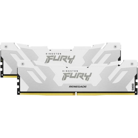 Модуль памяти для компьютера DDR5 64GB (2x32GB) 6400 MHz Renegade White XMP Kingston Fury (ex.HyperX) (KF564C32RWK2-64) - Модули памяти для компьютера - Модули памяти для компьютера