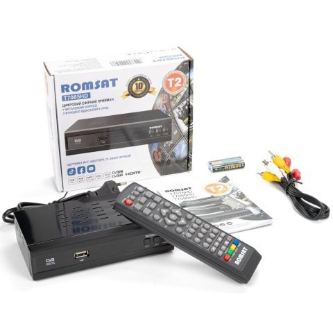 ТВ тюнер Romsat DVB-T2 (T7085HD) - TV-тюнеры  - TV-тюнеры 