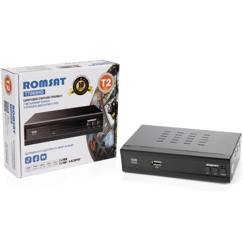 ТВ тюнер Romsat DVB-T2 (T7085HD) - TV-тюнеры  - TV-тюнеры 