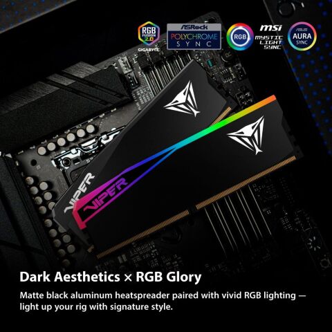 Модуль памяти для компьютера DDR5 32GB (2x16GB) 6400 MHz Viper Elite 5 Ultra RGB Patriot (VEUR532G6432K) - Модули памяти для компьютера  - Модули памяти для компьютера 