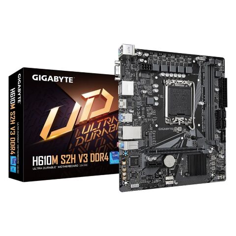 Материнская плата GIGABYTE H610M S2H V3 DDR4 - Нулевой остаток (Feed)  - Нулевой остаток (Feed) 