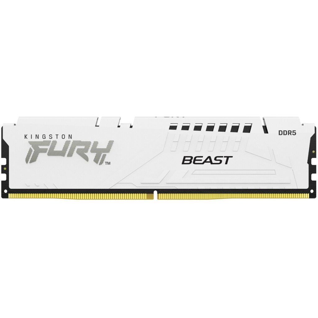 Модуль памяти для компьютера DDR5 16GB 5200 MHz Beast AM5 White Kingston Fury (ex.HyperX) (KF552C36BWE-16)