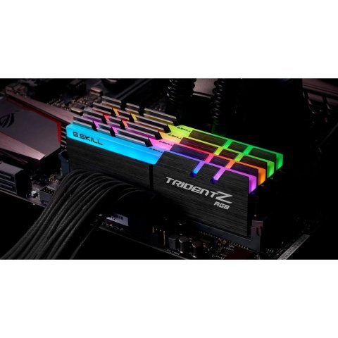 Модуль памяти для компьютера DDR4 128GB (4x32GB) 3600 MHz Trident Z RGB G.Skill (F4-3600C18Q-128GTZR) - Нулевой остаток (Feed)  - Нулевой остаток (Feed)