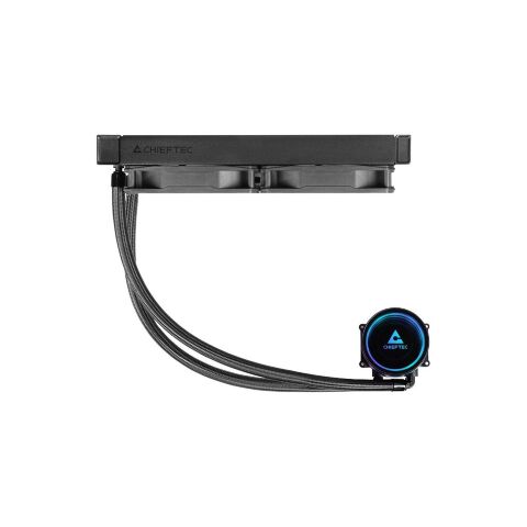 Система жидкостного охлаждения Chieftec Iceberg 240 DARK (CLC-240-BLK) - Нулевой остаток (Feed)  - Нулевой остаток (Feed) 