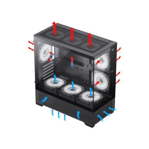 Корпус Gamemax Vista MB - Нулевой остаток (Feed)  - Нулевой остаток (Feed) 