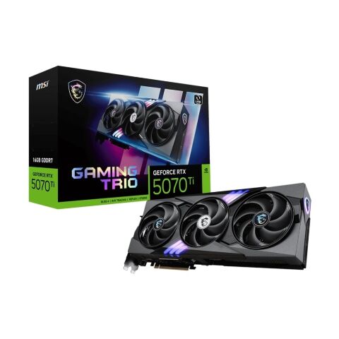 Видеокарта MSI GeForce RTX5070 Ti 16GB GAMING TRIO (RTX 5070 Ti 16G GAMING TRIO) - Нулевой остаток (Feed)  - Нулевой остаток (Feed) 
