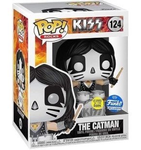 Фигурка Funko KISS The Catman Фанко Кисс Человек-кот Glow in The Dark (Exclusive) 124