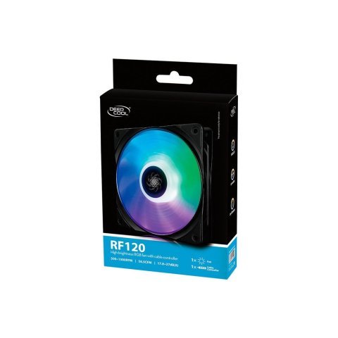 Кулер для корпуса Deepcool RF120 (DP-FRGB-RF120-1C) - Нулевой остаток (Feed)  - Нулевой остаток (Feed) 