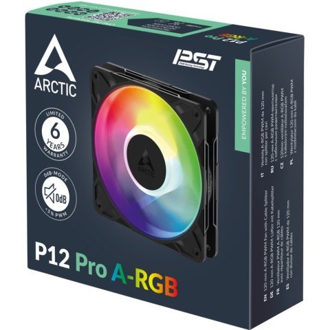 Кулер для корпуса Arctic P12 PRO A-RGB (ACFAN00309A) - Нулевой остаток (Feed)  - Нулевой остаток (Feed) 