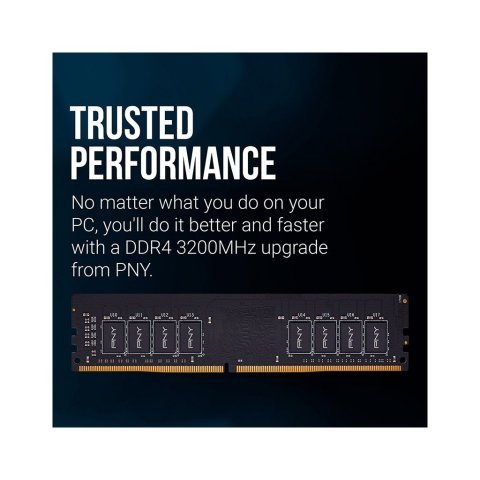 Модуль памяти для компьютера DDR4 16GB 3200 MHz PNY (MD16GSD43200-SI) - Нулевой остаток (Feed)  - Нулевой остаток (Feed) 