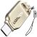 Считыватель флеш-карт UGREEN USB-C to TF 3.0 CM331 Light Golden (80124) - Кардридеры  - Кардридеры 