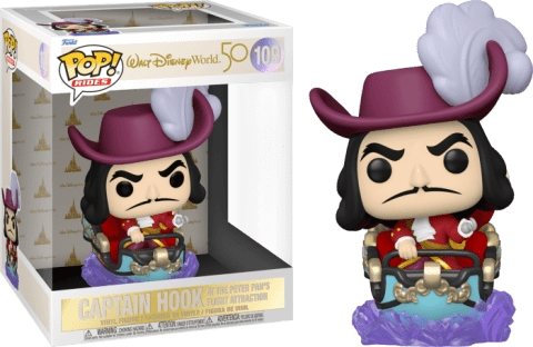 Фігурка Funko Disney World 50th Captain Hook at Peter Pans Flight Attraction Капітан Крюк фанко 109 -   -  