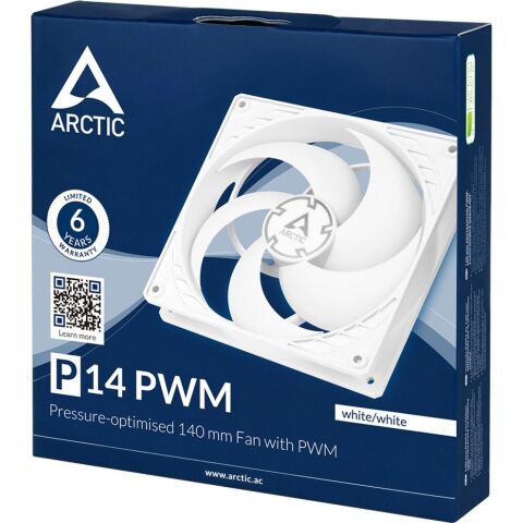 Кулер для корпуса Arctic P14 PWM (ACFAN00222A) - Вентиляторы к корпусам  - Вентиляторы к корпусам 
