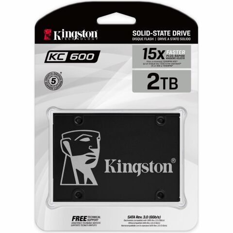 Накопитель SSD 2.5" 2TB Kingston (SKC600/2048G) - Внутренние SSD  - Внутренние SSD 