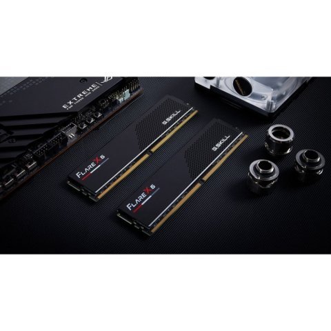 Модуль памяти для компьютера DDR5 32GB (2x16GB) 6000 MHz Ripjaws S5 G.Skill (F5-6000J3040F16GX2-RS5K) - Нулевой остаток (Feed)  - Нулевой остаток (Feed)
