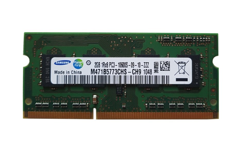 RAM 2GB 1RX8 PC3 10600S-09-10-ZZZ
