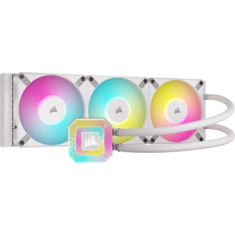 Система жидкостного охлаждения Corsair iCUE H150i Elite Capellix XT White (CW-9060073-WW) - Нулевой остаток (Feed) - Нулевой остаток (Feed)