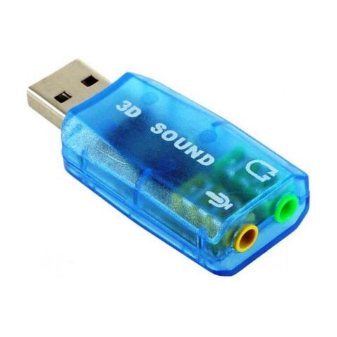 Звуковая плата Dynamode USB 6(5.1) blue (USB-SOUNDCARD2.0 blue) - Звуковые платы  - Звуковые платы 