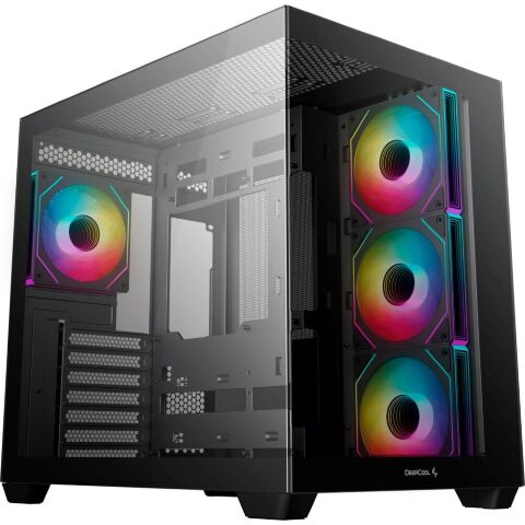 Корпус Deepcool CG530 4F Black (R-CG530-BKADA4-G-1) - Нулевой остаток (Feed)  - Нулевой остаток (Feed) 