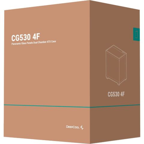 Корпус Deepcool CG530 4F Black (R-CG530-BKADA4-G-1) - Нулевой остаток (Feed)  - Нулевой остаток (Feed) 