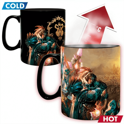 Чашка хамелеон Abystyle Blizzard World Of Warcraft Azeroth Mug Варкрафт кружка 460 мл (меняет цвет) -   -  