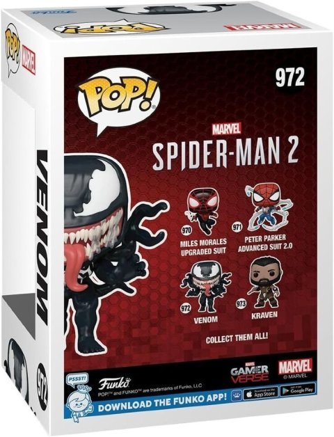 Фігурка Funko Marvel: Spider Man 2 Venom Веном фанко 972 -   -  