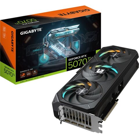 Видеокарта GIGABYTE GeForce RTX5070 Ti 16GB GAMING OC (GV-N507TGAMING OC-16GD) - Видеокарты  - Видеокарты 