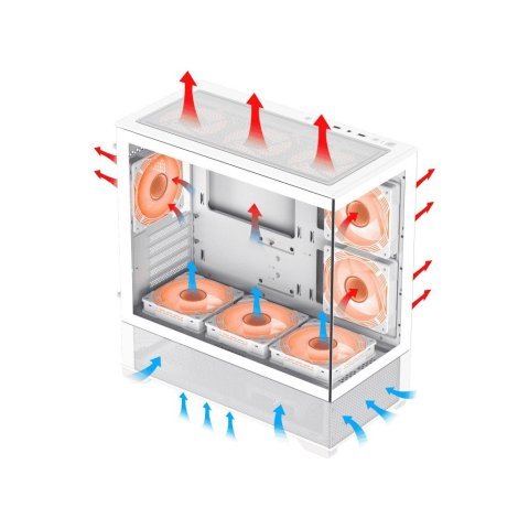Корпус Gamemax Vista MW - Нулевой остаток (Feed)  - Нулевой остаток (Feed) 