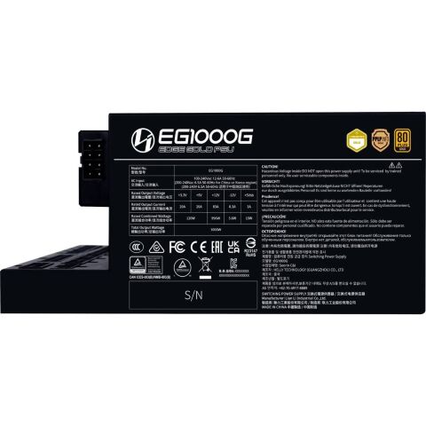 Блок питания Lian Li 1000W EDGE GOLD Black (G9P.EG1000G.BH00.EU) - Блоки питания  - Блоки питания 